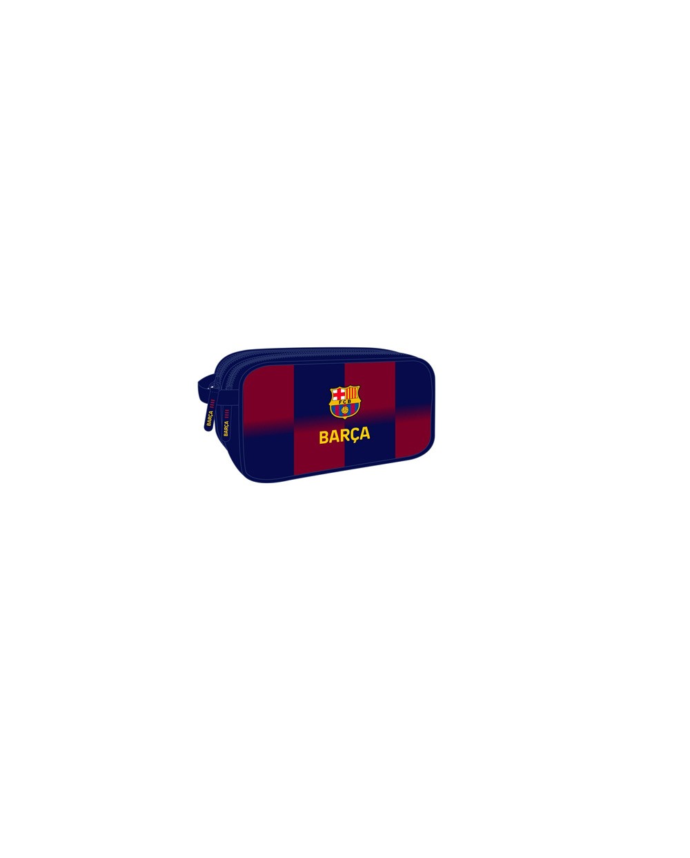 Neceser safta 2 departamentos adaptable a carro fc barcelona 1 equipacion 25 26 150x260x125 mm