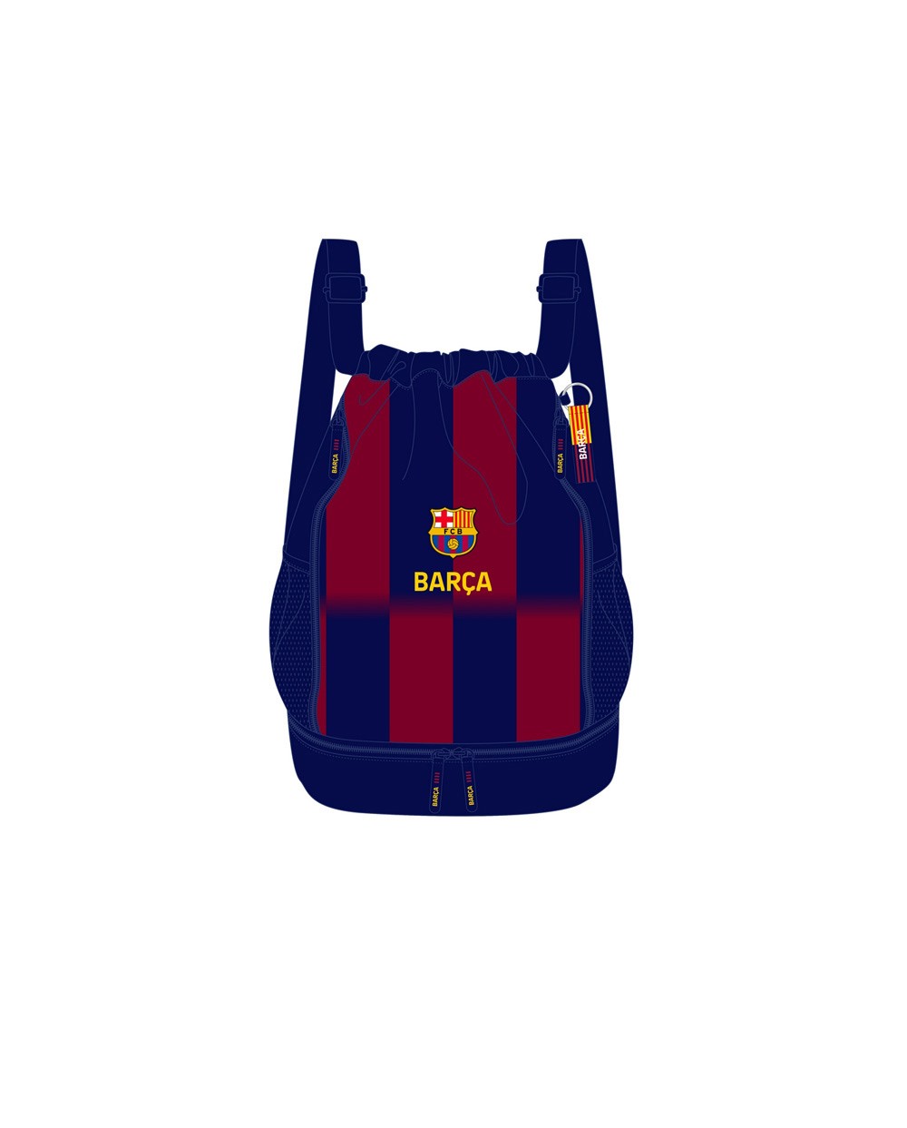 Saco safta mochila safta fc barcelona 1 equipacion 25 26 400x350x10 mm