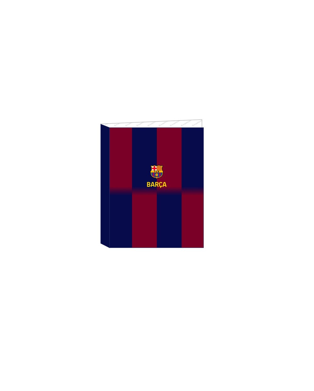 Carpeta safta 4 anillas mixtas folio carton fc barcelona 1 equipacion 25 26