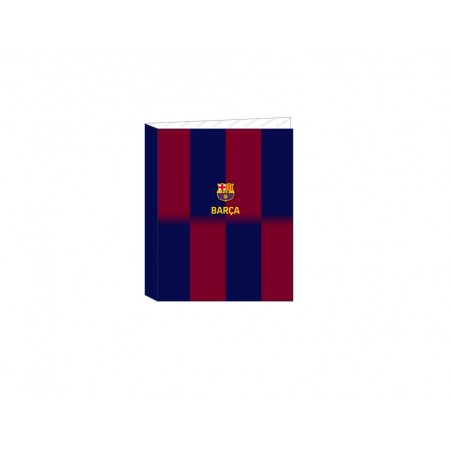 Carpeta safta 4 anillas mixtas folio carton fc barcelona 1 equipacion 25 26