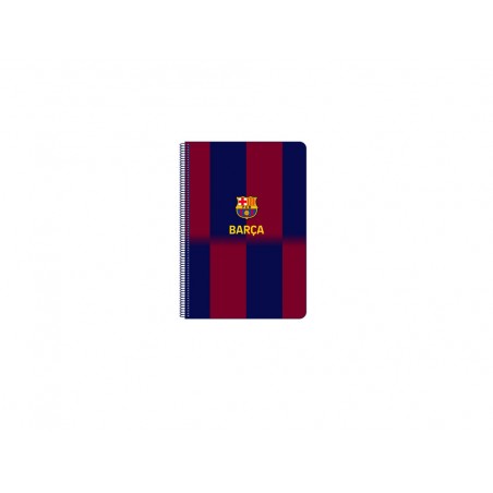 Cuaderno espiral safta folio 80h 60gr cuadro 4mm tapa extradura fc barcelona 1 equipacion 25 26