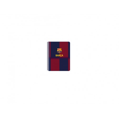 Cuaderno espiral safta cuarto 80h 60gr cuadro 4mm tapa extradura fc barcelona 1 equipacion 25 26