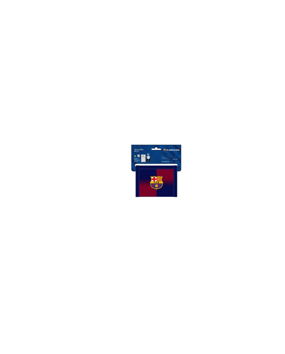 Billetera safta fc barcelona 1 equipacion 25 26 95x125x10 mm