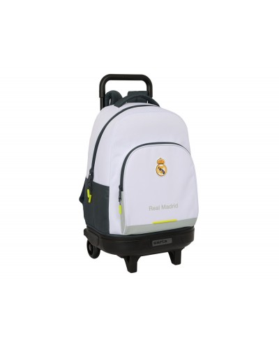 Mochila safta grande con ruedas compact extraible real madrid 1 equipacion 25 26 450x330x220 mm