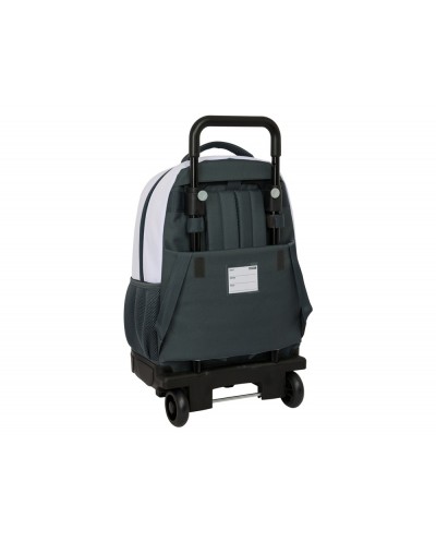 Mochila safta grande con ruedas compact extraible real madrid 1 equipacion 25 26 450x330x220 mm