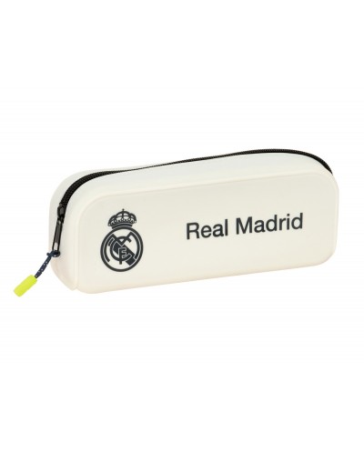 Bolso escolar portatodo safta silicona real madrid 1 equipacion 25 26 75x185x55 mm