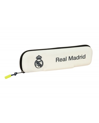 Bolso escolar portatodo safta estrecho silicona real madrid 1 equipacion 25 26 55x200x20 mm