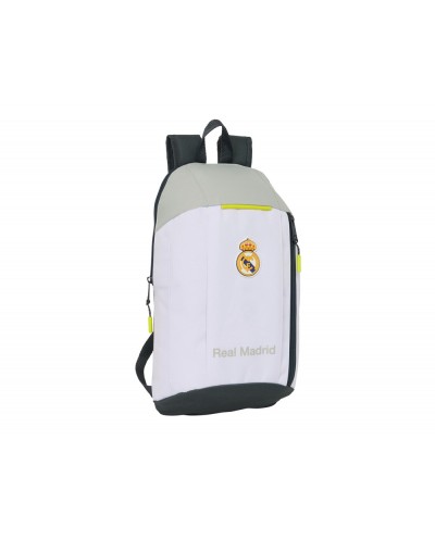 Mini mochila safta con cremallera vertical real madrid 1 equipacion 25 26 390x220x100 mm