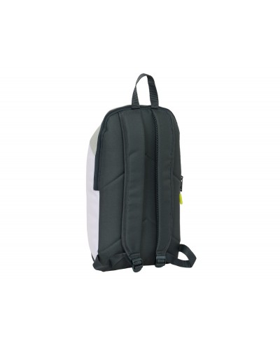 Mini mochila safta con cremallera vertical real madrid 1 equipacion 25 26 390x220x100 mm