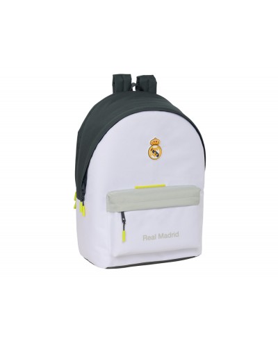 Mochila safta doble para portatil 156usb real madrid 1 equipacion 25 26 440x310x180 mm