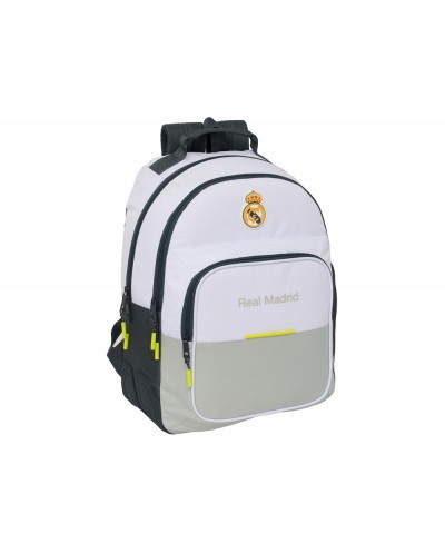 Mochila safta doble con cantoneras adaptable a carro real madrid 1 equipacion 25 26 420x320x150 mm