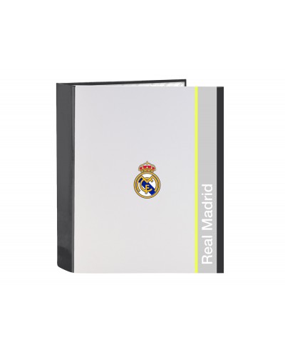 Carpeta safta 4 anillas folio carton lomo ancho real madrid 1 equipacion 25 26