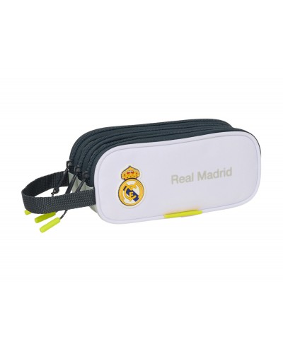 Bolso escolar portatodo safta triple real madrid 1 equipacion 25 26 85x210x70 mm