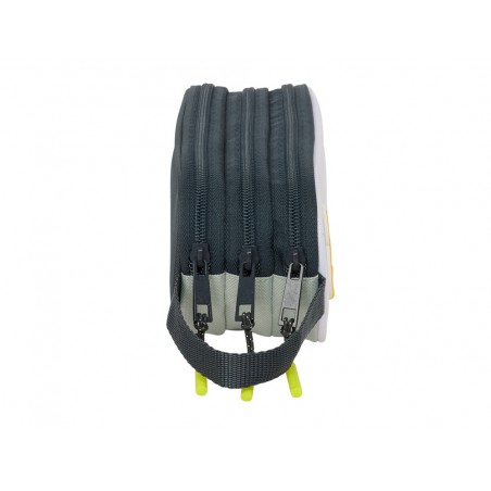 Bolso escolar portatodo safta triple real madrid 1 equipacion 25 26 85x210x70 mm