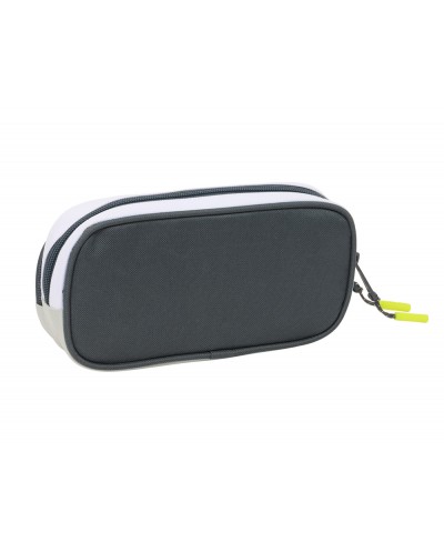 Bolso escolar portatodo safta con bolsillo real madrid 1 equipacion 25 26 105x210x60 mm