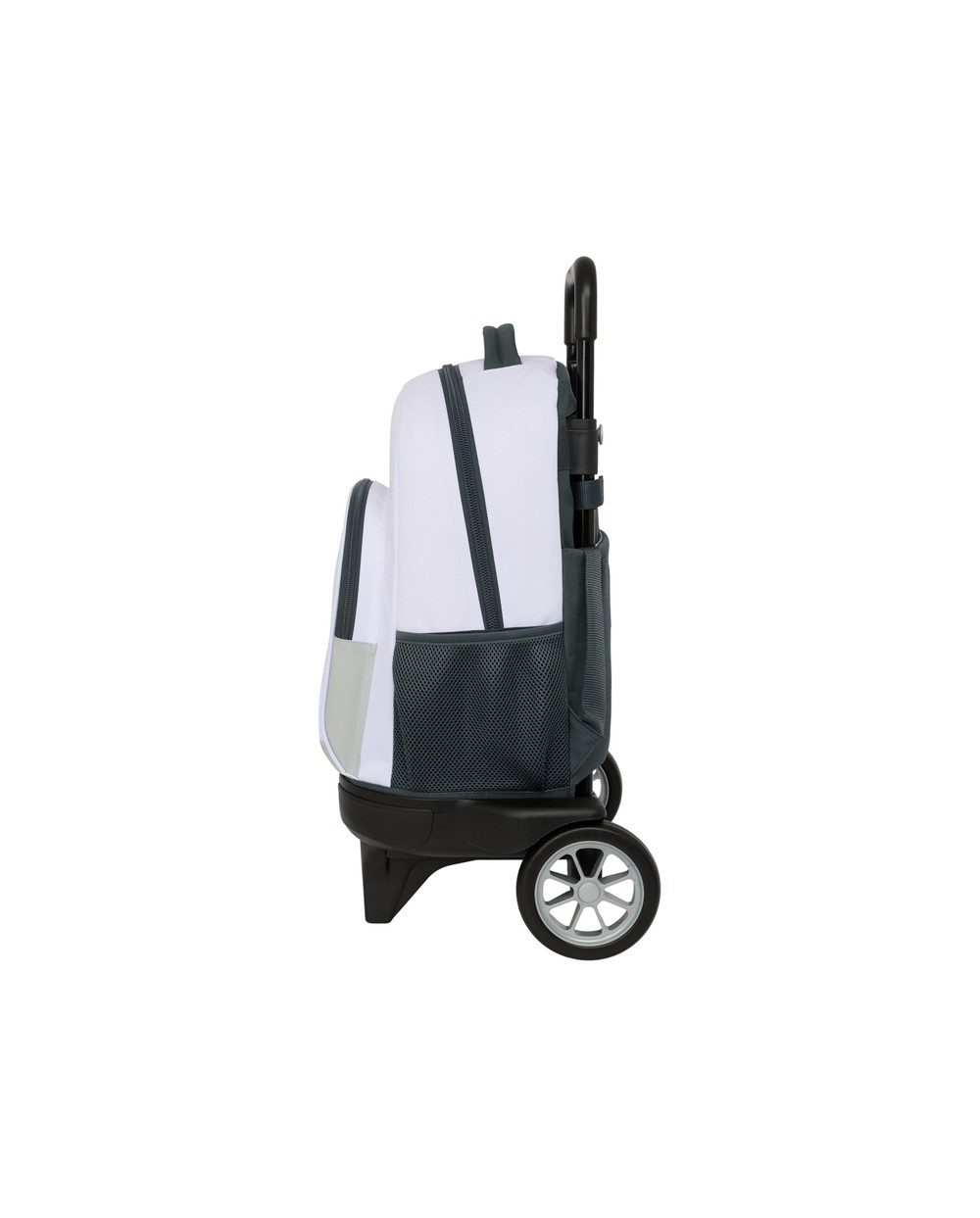 Mochila safta grande con ruedas compact evolution extensible real madrid 1 equipacion 25 26 450x330x220