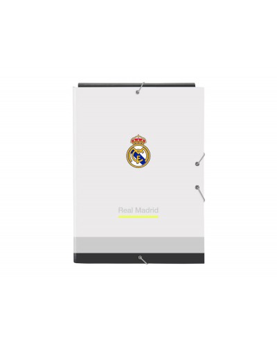 Carpeta safta gomas solapas folio carton real madrid 1 equipacion 25 26