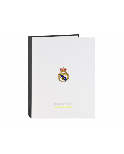 Carpeta safta 4 anillas mixtas folio carton real madrid 1 equipacion 25 26