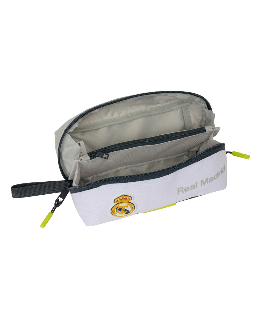 Bolso escolar portatodo safta cuadrado grande real madrid 1 equipacion 25 26 80x200x80 mm