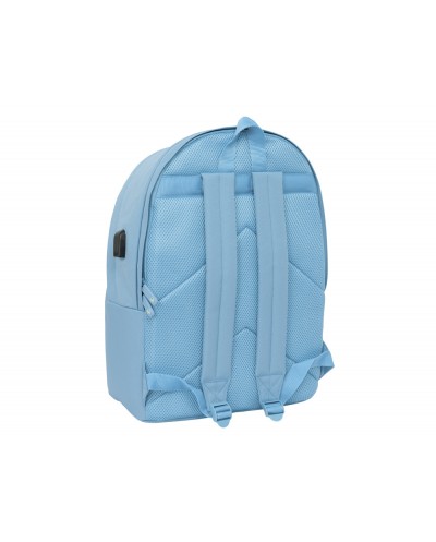 Mochila safta doble para portatil 156 usb el ganso basics 440x310x180 mm