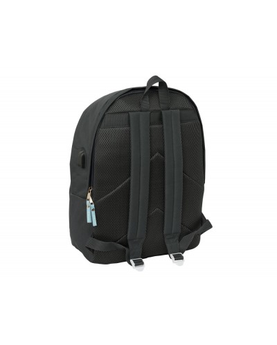 Mochila safta doble para portatil 156 usb el pulpo basics 440x310x180 mm