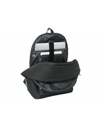 Mochila safta doble para portatil 156 usb el pulpo basics 440x310x180 mm