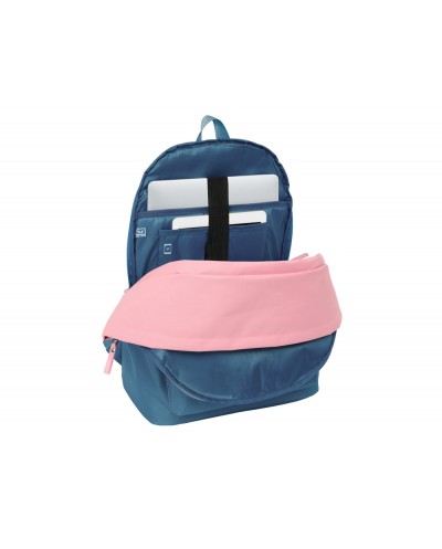 Mochila safta doble para portatil 156 usb el pulpo basics 440x310x180 mm