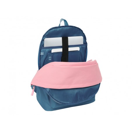 Mochila safta doble para portatil 156 usb el pulpo basics 440x310x180 mm