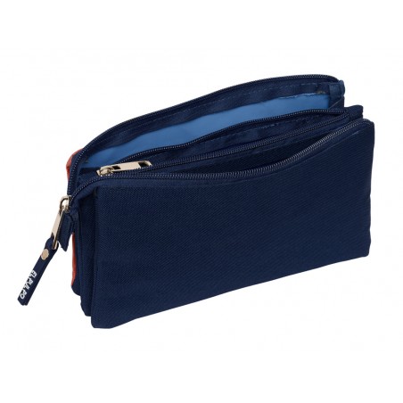 Bolso escolar portatodo safta triple el pulpo basics 120x220x30 mm