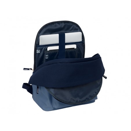Mochila safta doble para portatil 156 usb el pulpo basics 440x310x180 mm