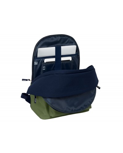 Mochila safta doble para portatil 156 usb el pulpo basics 440x310x180 mm