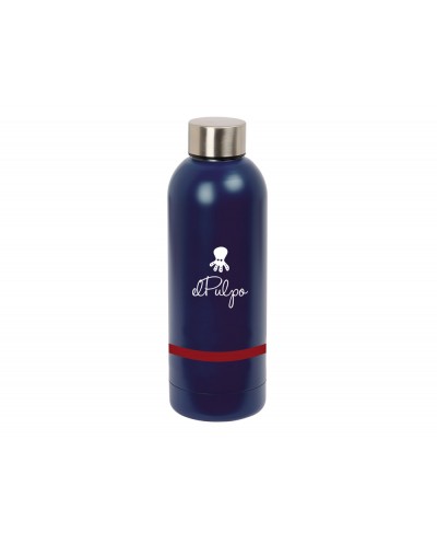 Botella termo acero inoxidable 500ml el pulpo 225x70 mm