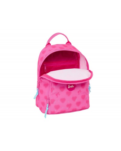 Mini mochila safta barbie corazones 300x250x130 mm