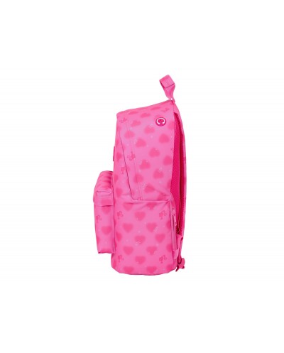 Mochila safta para portatil 141 barbie corazones 410x310x160 mm