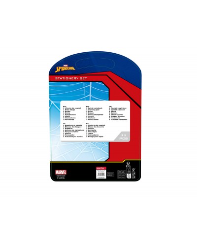 Set escritura safta spiderman attack 375x270x30 mm