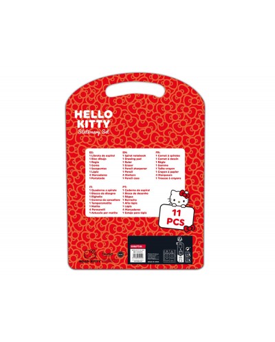 Set escritura safta hello kitty iconic 375x270x30 mm