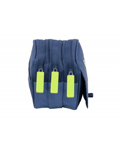 Bolso escolar portatodo safta triple big munich blue indigo 100x215x80 mm