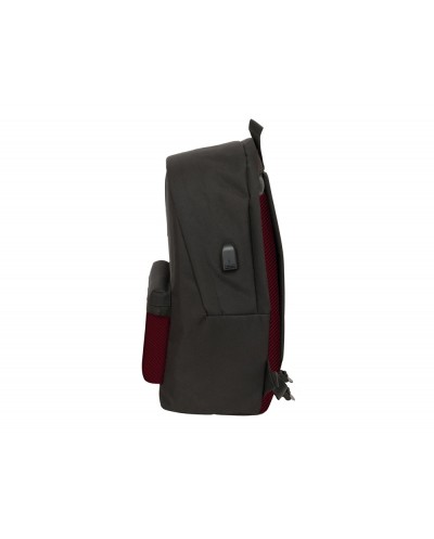 Mochila safta doble para portatil 156usb munich vulcan 440x310x180 mm