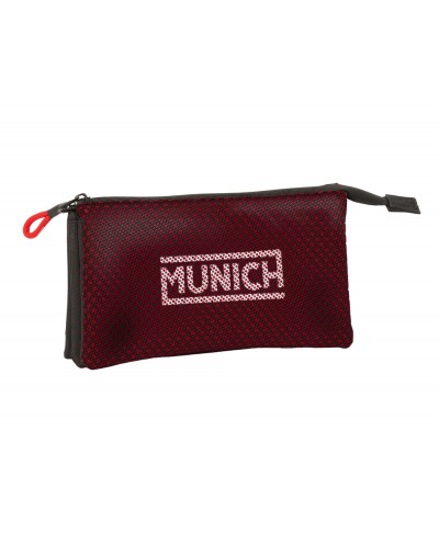 Bolso escolar portatodo safta triple munich vulcan 120x220x30 mm