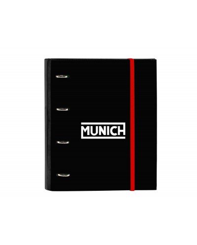 Carpeta safta 4 anillas de 35mm a4 con recambio 100h con goma y 5 separadores munich vulcan