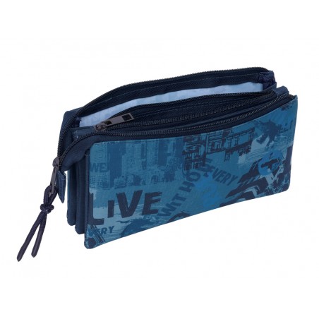 Bolso escolar portatodo safta triple safta new edition 120x220x30 mm