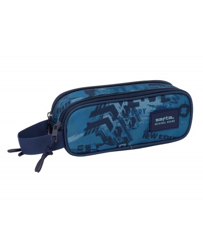 Bolso escolar portatodo safta doble new edition 80x210x60 mm
