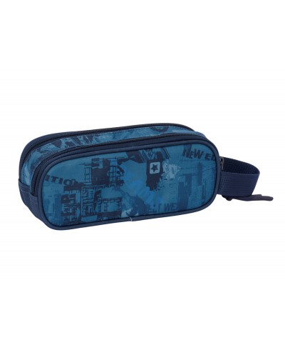 Bolso escolar portatodo safta doble new edition 80x210x60 mm