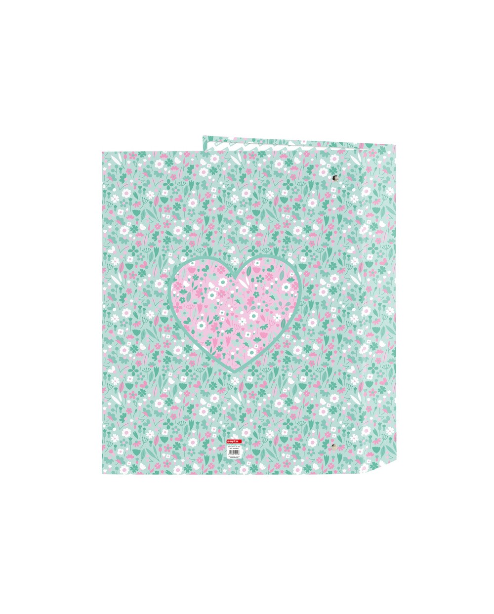 Carpeta safta 4 anillas folio carton lomo ancho cuore