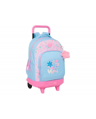 Mochila safta grande con ruedas compact extraible blackfit8 smile 450x330x220 mm