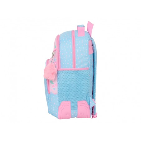 Mochila safta doble con cantoneras adaptable a carro blackfit8 smile 420x320x150 mm
