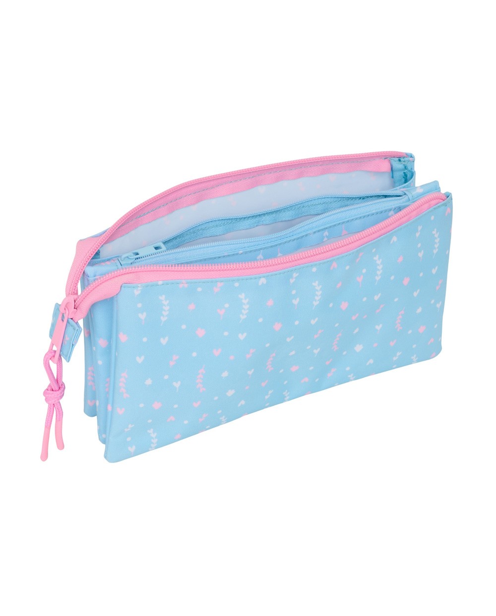 Bolso escolar portatodo safta triple blackfit8 smile 120x220x30 mm