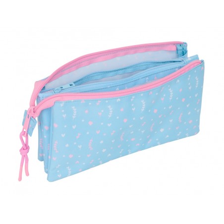 Bolso escolar portatodo safta triple blackfit8 smile 120x220x30 mm