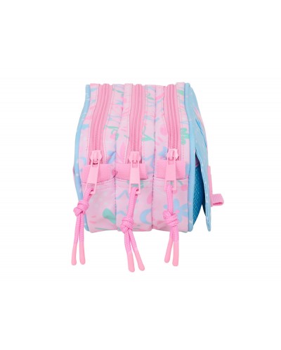 Bolso escolar portatodo safta triple big blackfit8 smile 100x215x80 mm