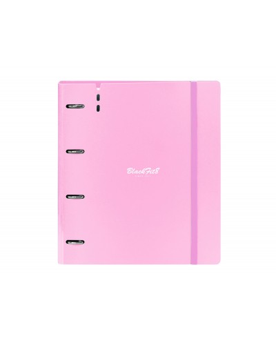 Carpeta safta 4 anillas de 35mm a4 cuadro 5mm polipropileno foam blackfit8 smile